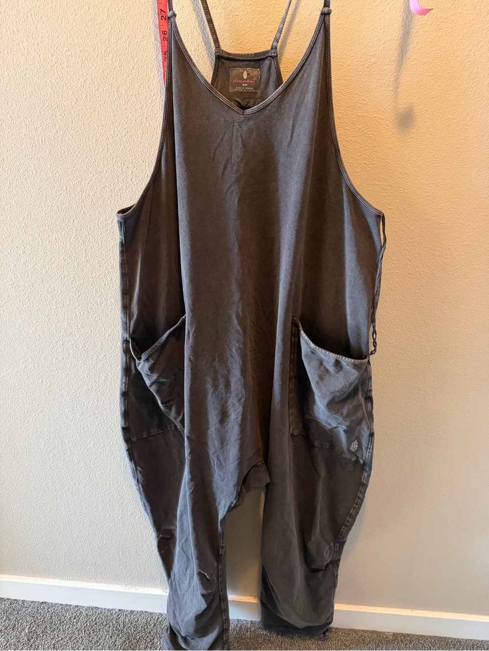 FP Movement by Free People Charcoal Gray Slouchy Jumpsuit - Picture 9 of 11